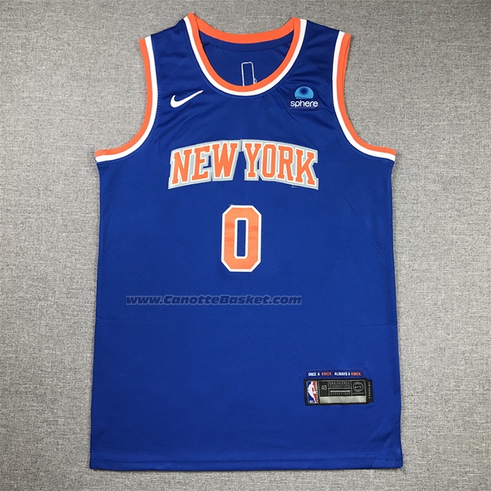 Maglia New York Knicks Donte Divincenzo #0 Icon Blu